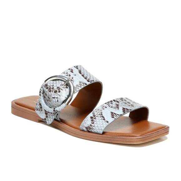 Franco Sarto Merris Snakeskin Slide Sandal - Picture 2 of 8